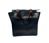 Scott Tote black oil tan