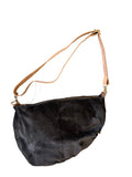 Side Bag in espresso deer suede