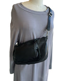 Street Pouch in black calf