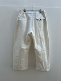 Barrel Pants in ivory linen