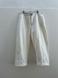 Barrel Pants in ivory linen