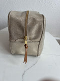 Gold Glitter Dopp Kit