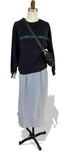 Elizabeth Crossbody, black calf