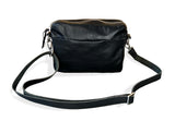 Elizabeth Crossbody, black calf