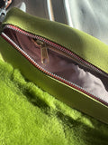 Palermo Pouch, apple green shearling