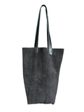 Paper Bag black suede