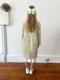 Town Coat Water Lilies silk
