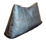 24 Pouch steel blue metallic