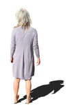 40 Dress, grey bamboo cotton