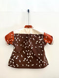 Short Sleeve Shirt, 1977 Dog Paw Print Cotyon