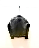 Trucker Jacket in black horsehide