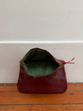 Foldover Pouch oxblood
