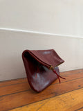 Foldover Pouch oxblood
