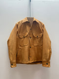 On Leave Jacket in tan deerskin