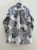 Long Sleeve Vintage Cotton Kimono Shirt