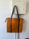 Caleb Tote honey oil tan