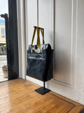 Traveler Tote in Blue Cheetah