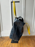 Traveler Tote in Blue Cheetah