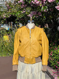 Bomber Jacket, curry color lamb