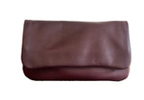 Foldover Pouch burgundy