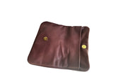 Foldover Pouch burgundy