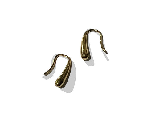 Gold Plated Teardrop Earring (Sterling )