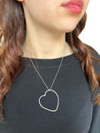 Miriam Sterling Heart Pendant