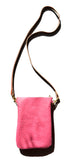 Noe Pouch in pink ostrich