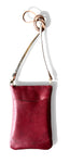 Noe Pouch in oxblood leather