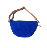 Palermo Pouch, cobalt suede