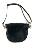 Palermo Pouch, black suede