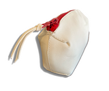 Pod Pouch in deerskin (bone color)