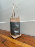 Paper Bag veg tan pewter metallic