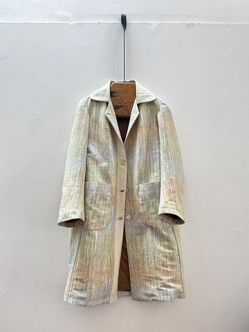 Town Coat Water Lilies silk