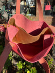 Air Tote camellia leather