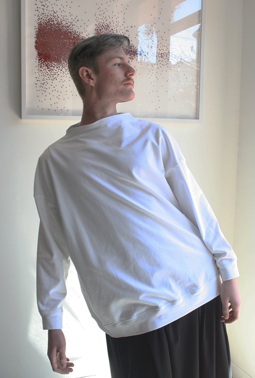 Funnel Neck Sweatshirt, long sleeve