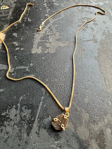 Ancient Greek 14K Gold Coin Necklace