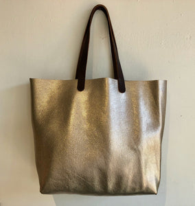 Everyday Tote blush metallic