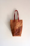 One Of A Kind Paper Bag Distressed Saddle Veg Tan