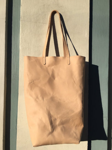 Paper Bag natural veg tan