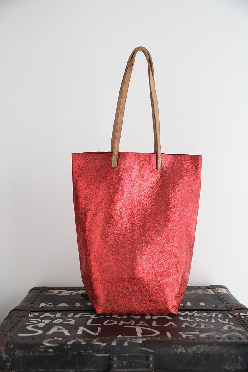 Red Metallic Paper Bag